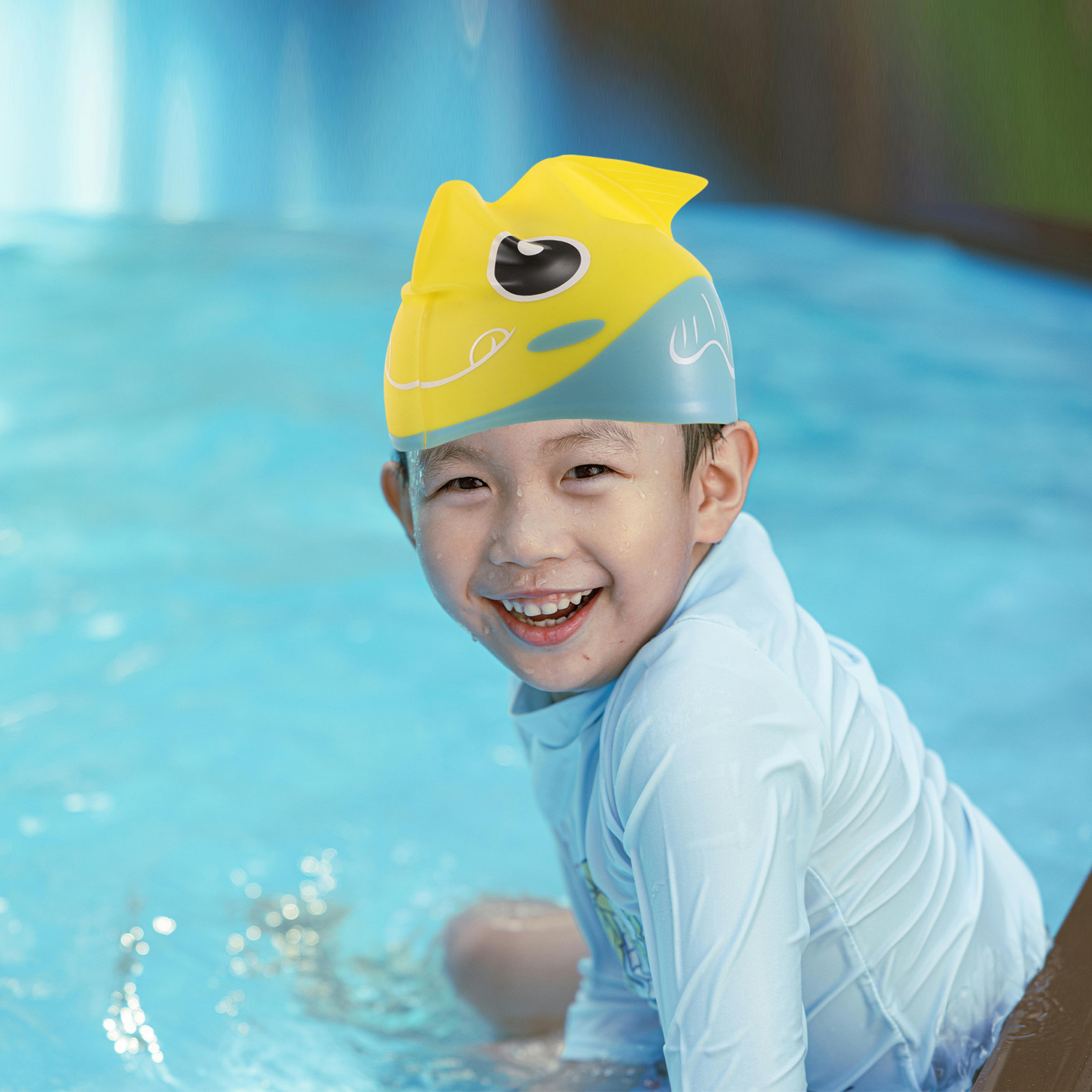 Cuffia da nuoto per bambini co - Swim Hat Silicone recensione e prezzo